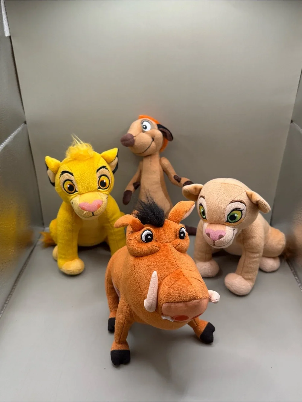Disney Lion King Plush Set Pumbaa Simba Nala and Timon Stuffed Animals